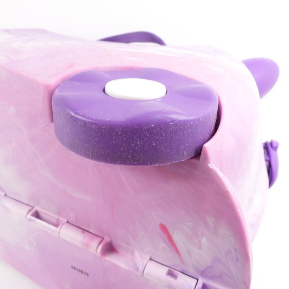 Trunki Kids' Ride On Suitcase Swirl Tie Dye Purple Pink Travel Case Luggage - Picture 9 of 12